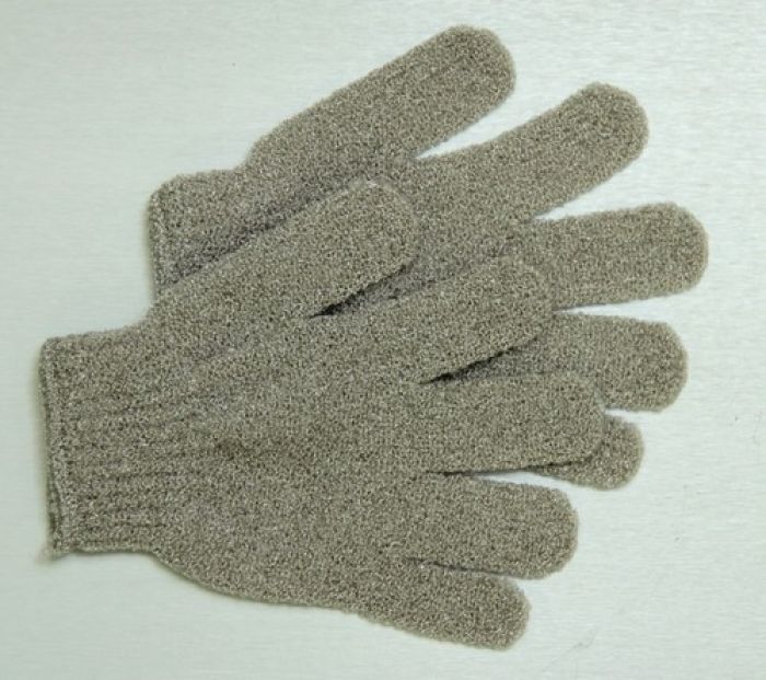 MARILENE Taupe japanese nylon scrubglove glitter S/2 - 1