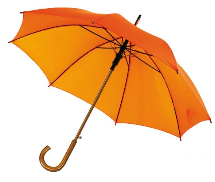 Autom.woodenshaft umbrella - 1