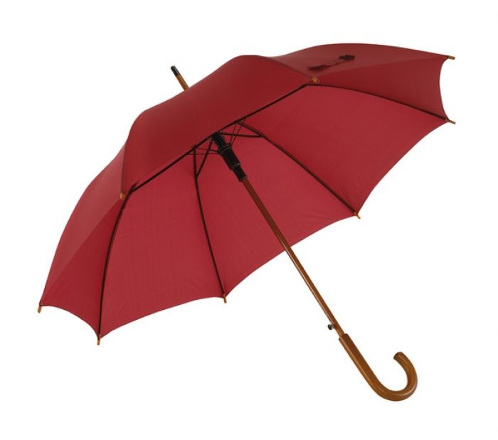 Autom.woodenshaft umbrella - 1