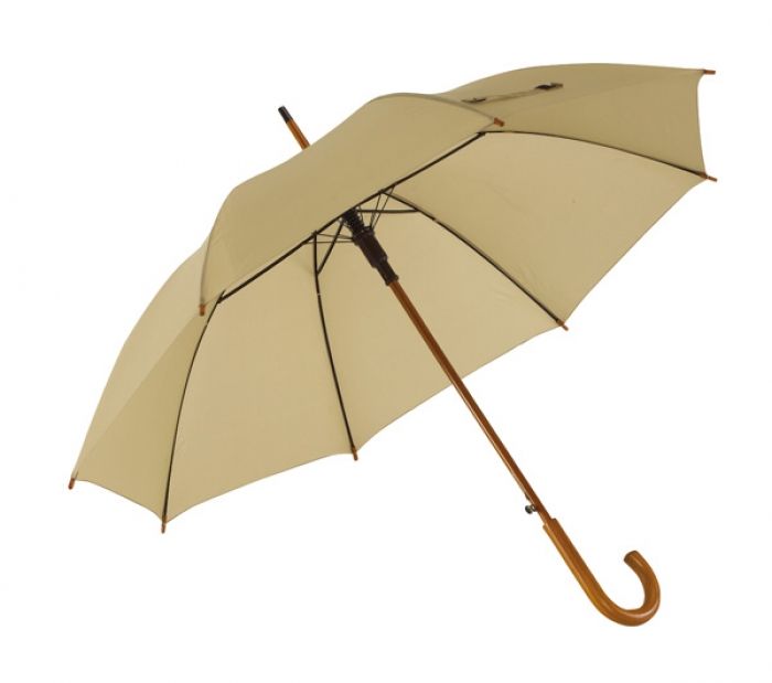 Autom.woodenshaft umbrella - 1