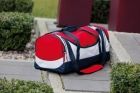 Sports bag Marina  600-D white/blue/red - 2