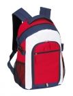 Backpack  Marina  600D  white/blue/red