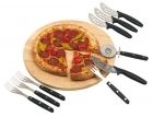 Pizza board round with cutlery - 3