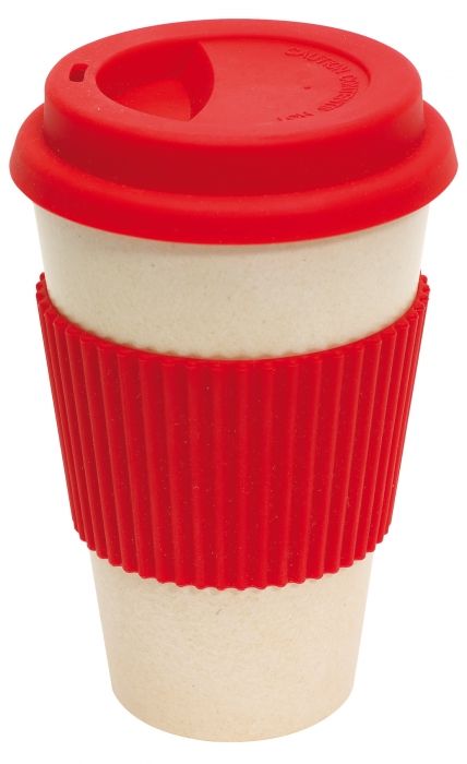 coffee mug   400ml red  Geo Cup  - 1