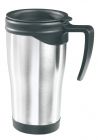 Mug with lid  stainless steel