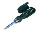 Screwdriver set w. light+hammer - 209