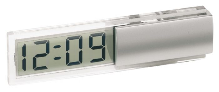 Desk clock w/ transparent LCD - 1