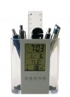 LCD alarm clock  Tower   silver/ - 265