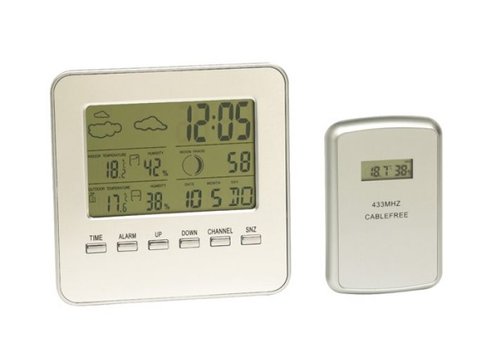 Dig.Thermometer w/sensor  In&Out - 1