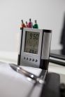 LCD alarm clock/ pen holder - 2