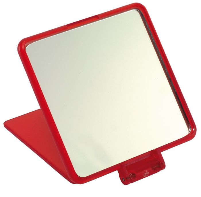 Square comestic mirror  MODEL  red - 1