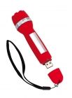 USB Rechargeable Torch  red - 2