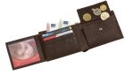 Leather credit card purse  black - 348