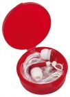 In Ear headphones MUSIC  frost red