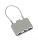 Metal keychain  Terra   silver - 57