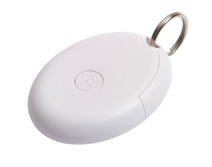 Keyring with condom  white - 1