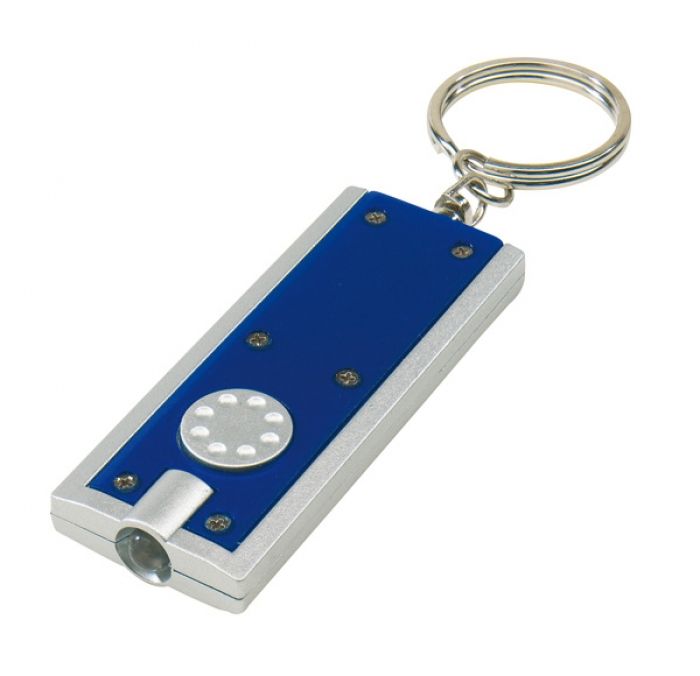 Keyholder w/ LED  Look   blue/silv - 1