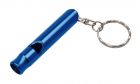 key ring with whistle  Flute  blue