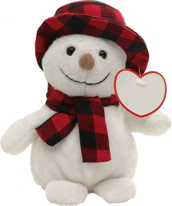 plush Snowman  Johann   white - 1