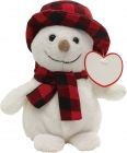 plush Snowman  Johann   white