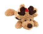 Plush dog  with navy blue triangle - 561