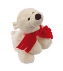 Plush bear with red triangle scarf - 560