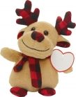 Plush bear with red triangle scarf - 530
