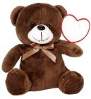 Plush bear with red triangle scarf - 547
