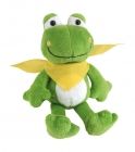 Plush frog  Bernd  with yellow