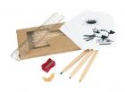 pencil set  Wound Up   beige - 602