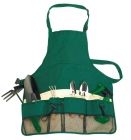 Garden Apron green/beige  Evergreen