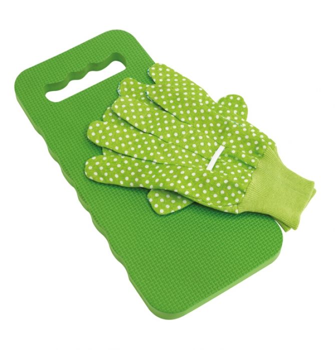 Garden set  kneeler and gloves - 1