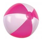 Inflatable beach ball 16  Pink/White