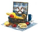 Picnic bas.w.porce. dishes - 1