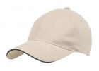 SANDWICH-CAP HEAVY BRUSH. beige - 1