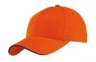 SANDWICH-CAP HEAVY BRUSH orange