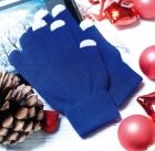 Touchscreen gloves  operate   blue - 3