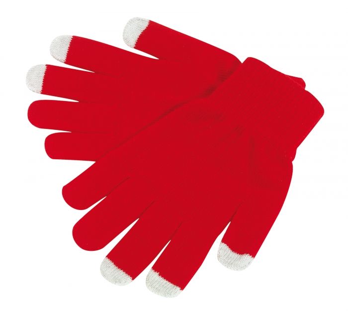 Touchscreen gloves  operate   red - 1
