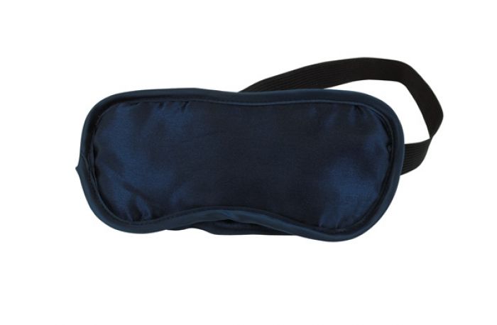 Eye patch  Satin/Polyester  navy - 1