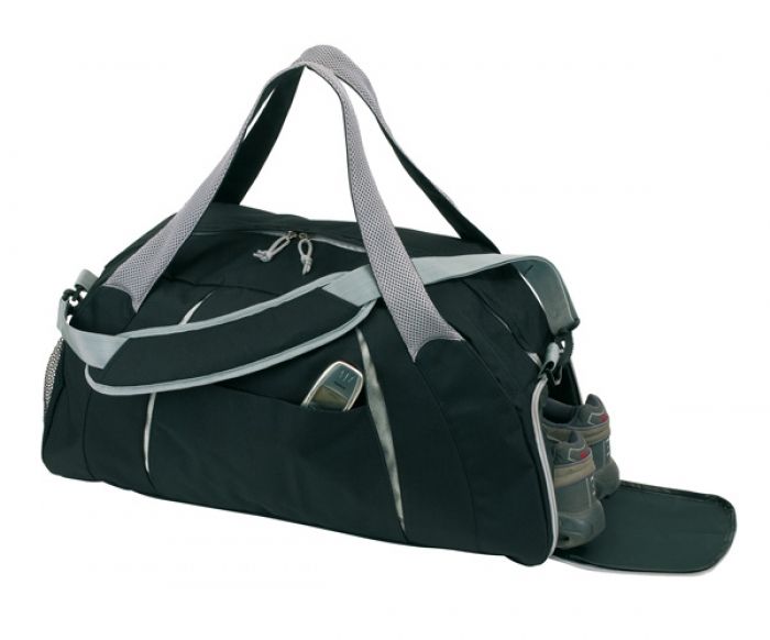 Sports bag  Africa  600D  black/grey - 1