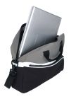 Laptop bag  Narvik  600D black/grey/whit - 2