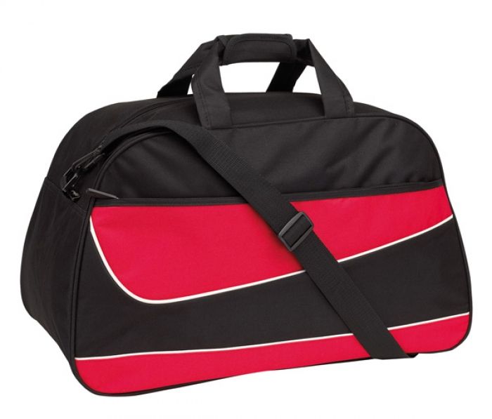 Sports bag  Pep   600D  black/red - 1