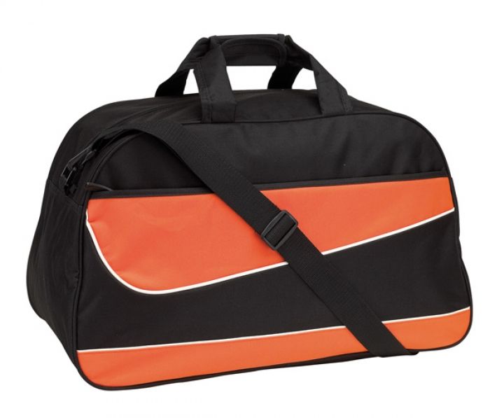 Sports bag  Pep   600D  black/orange - 1