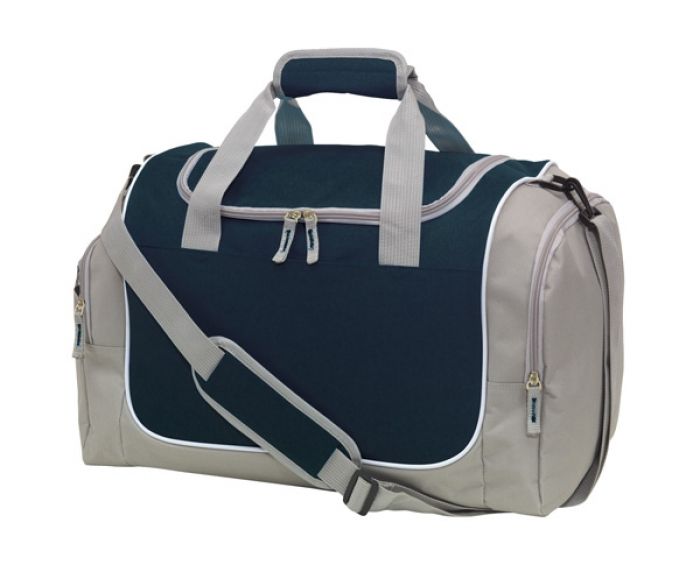 Sports bag Gym 600-D  grey/black - 1