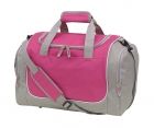 Sports bag Gym 600-D  grey/pink