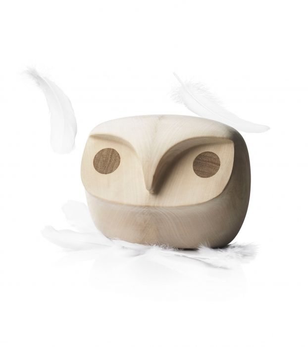 Howdy owl, deco item medium Hout - 1