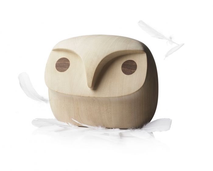 Howdy owl, deco itemLarge Hout - 1