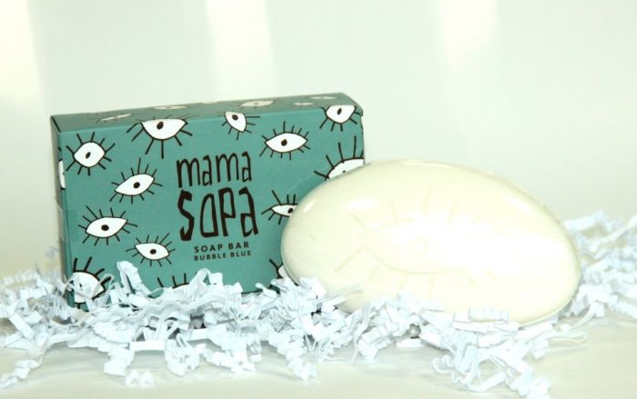 MAMA SOPA bubble blue soapbar - 1