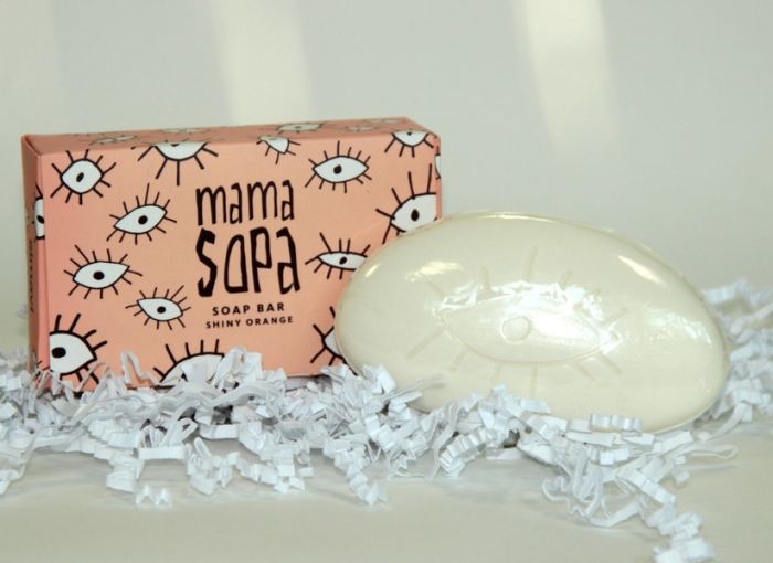 MAMA SOPA shiny orange soapbar - 1