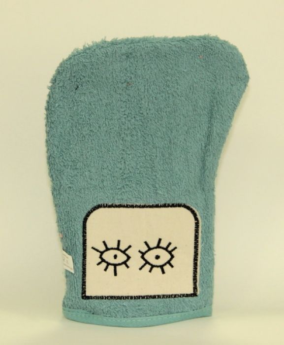 MAMA SOPA bubble blue WASHGLOVE - 1